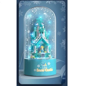 لگو دیزنی گوی موزیکال طرح قلعه برفی 301 قطعه snow castle _لگو